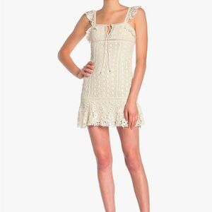 Free People White Lace Dress